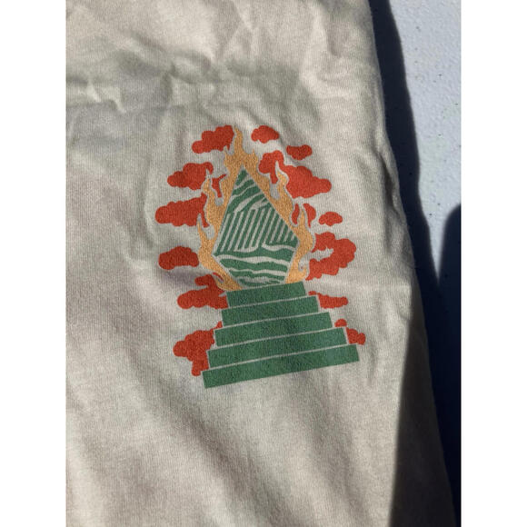 Rare Volcom Mens Surf Tshirt Tee 100% Cotton Size Small Wave Graphic Print 2016 - Picture 3 of 6